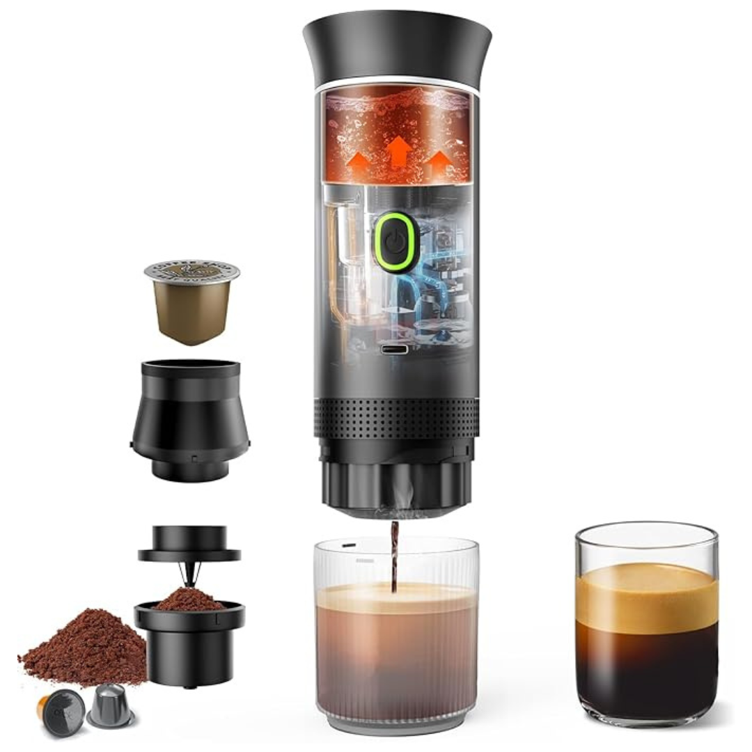 Cafetera portátil 3 en 1